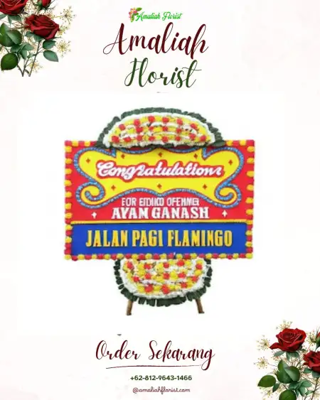 Sewa Papan Bunga Kemu